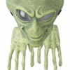 Adult Green Alien Facepiece And Hands Accessory -Palmer Sales 00001133p