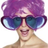 Smiffys Giant Heart Glasses Accessory