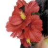 Smiffys Hawaiian Red Flower Hair Clip Accessory -Palmer Sales 00001299p