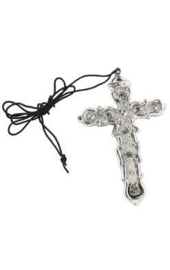 GENERIC Silver Cross Necklace Accessory