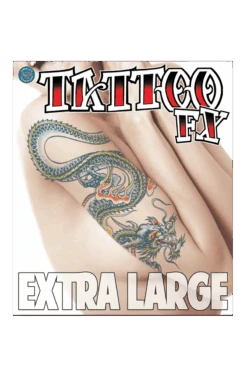 XL Dragon Temporary Tattoo