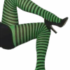 Smiffys Adult Green And Black Striped Tights -Palmer Sales 00001811p
