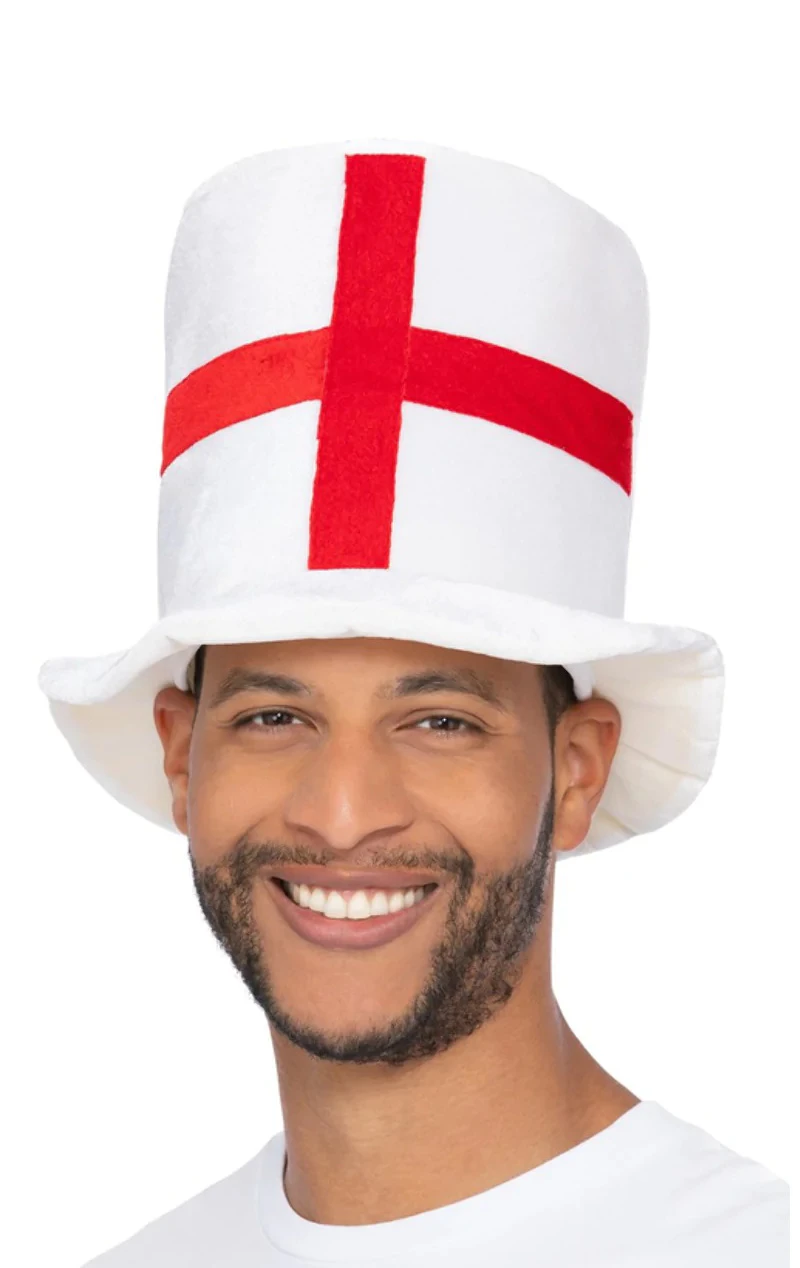 GENERIC Unisex Deluxe England Flag Top Hat 3 GENERIC Unisex Deluxe England Flag Top Hat