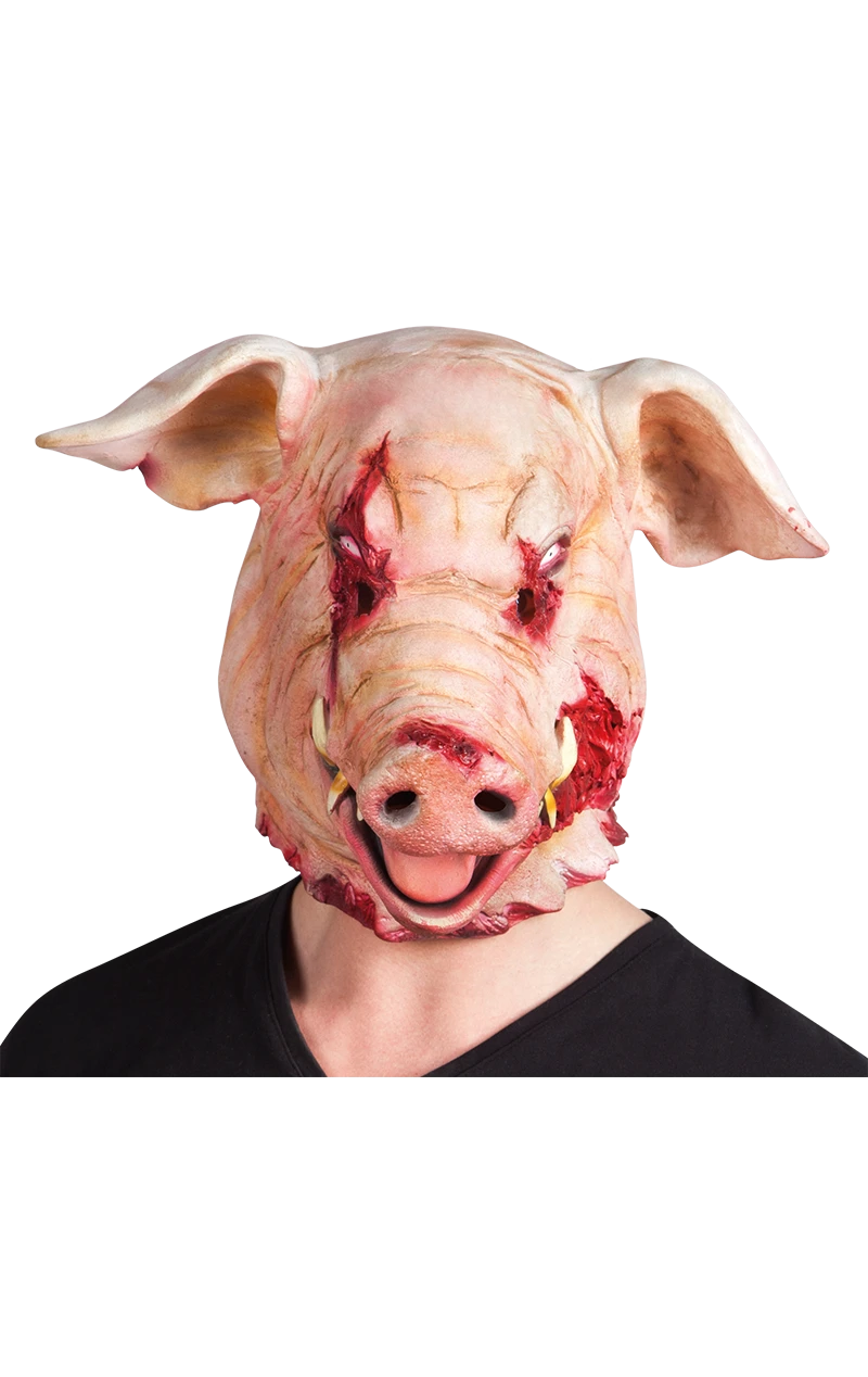 GENERIC Bloody Latex Pig Facepiece 3 GENERIC Bloody Latex Pig Facepiece