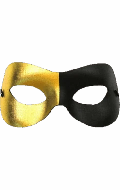 GENERIC Black And Gold Eye Mask