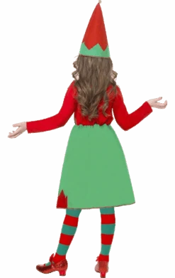 Smiffys Kids Elf Girl Christmas Costume -Palmer Sales 00003526a02