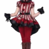 Girls Wicked Clown Halloween Costume -Palmer Sales 00003618p