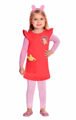 AMSCAN Girls Peppa Pig Dress