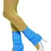 Smiffys Blue Leg Warmers 2 Smiffys Blue Leg Warmers -Palmer Sales 00004555p