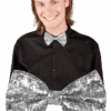 Boland Silver Glitter Bow Tie -Palmer Sales 00004684p