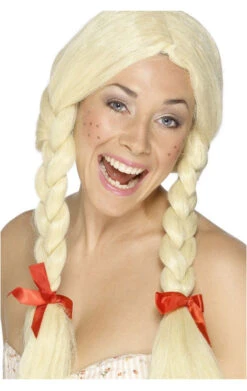 Smiffys Schoolgirl / Dutchgirl Blonde Wig