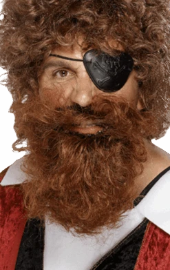 Smiffys Pirate Brown Beard Accessory