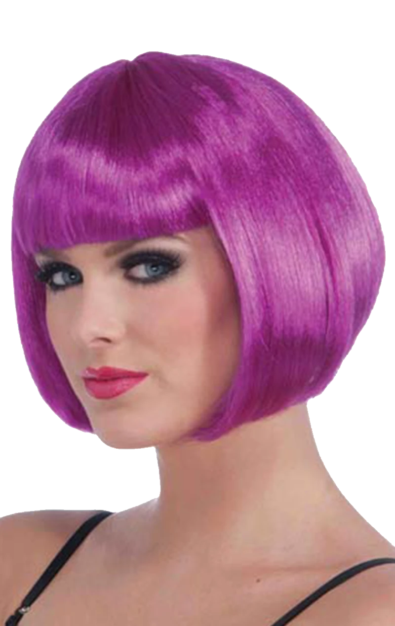Neon Purple Wig 3 Neon Purple Wig