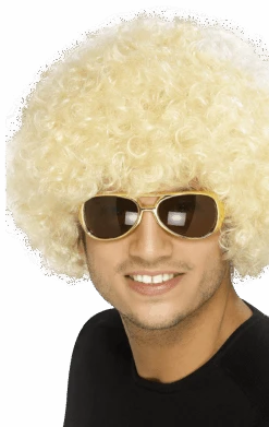 Smiffys Light Blonde Afro Wig Accessory
