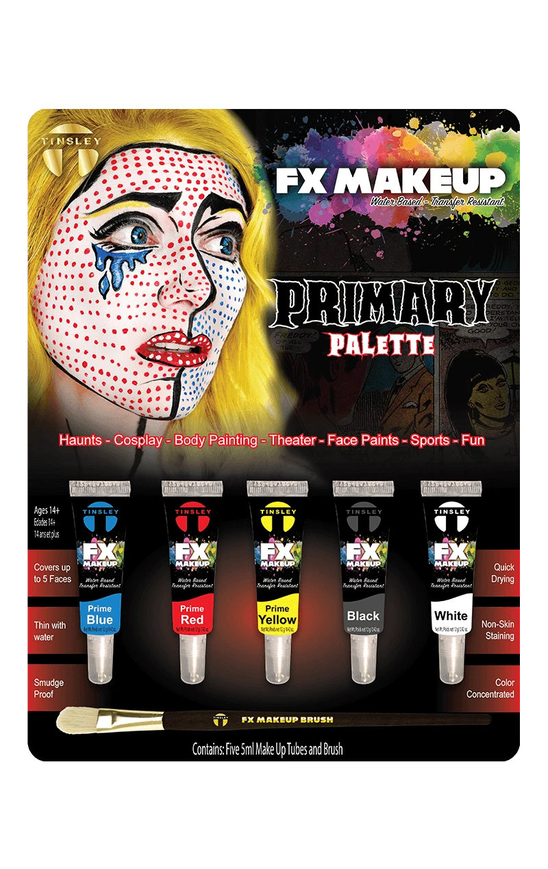 Primary Palette FX Makeup Kit 3 Primary Palette FX Makeup Kit
