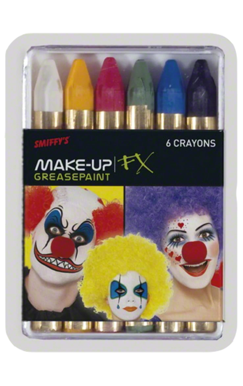Smiffys Multicolour Greasepaints 3 Smiffys Multicolour Greasepaints