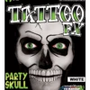 White Party Skull Tattoo FX 1 White Party Skull Tattoo FX -Palmer Sales 00008262p