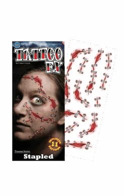 Stapled Trauma FX Tattoo
