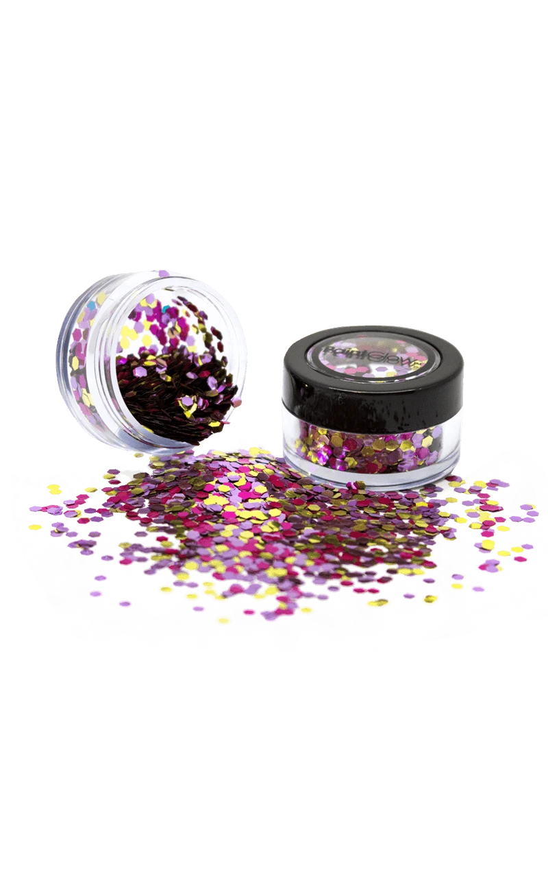 Chunky Pink Gold Bio Glitter 3 Chunky Pink Gold Bio Glitter