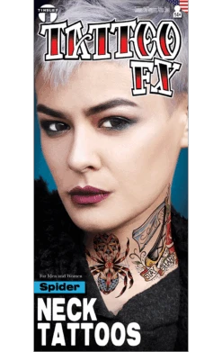 Spider Neck Tattoo FX