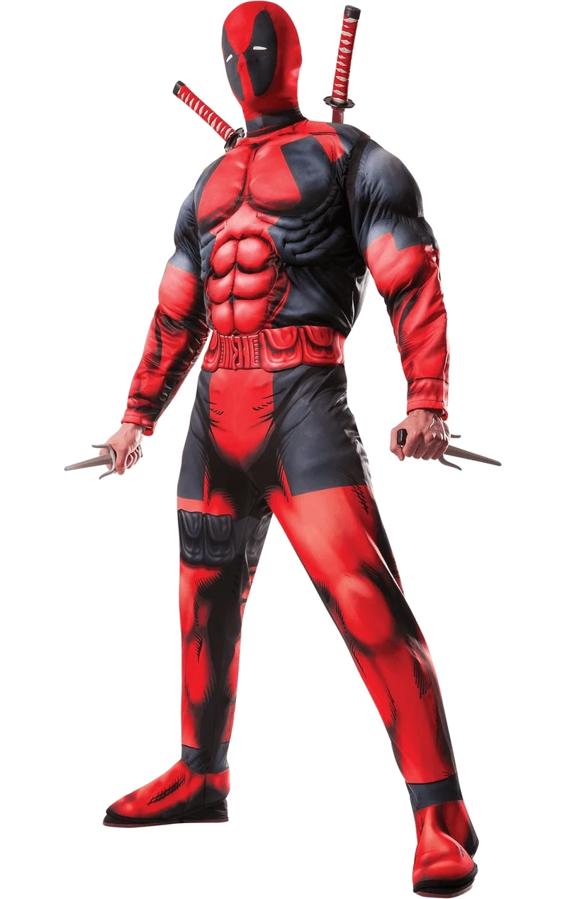 Adult Marvel Deadpool Costume 3 Adult Marvel Deadpool Costume