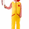 Mens Ronald Clown Costume -Palmer Sales 00009386p