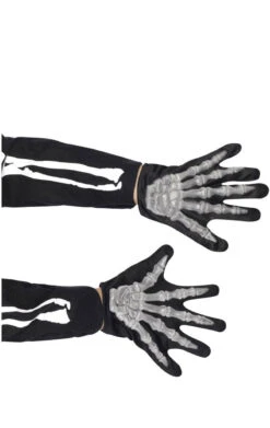 Smiffys Child Glow In Dark Skeleton Gloves
