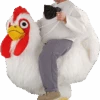 Luxury Ride On Chicken Mascot Costume 1 Luxury Ride On Chicken Mascot Costume -Palmer Sales 00010497p