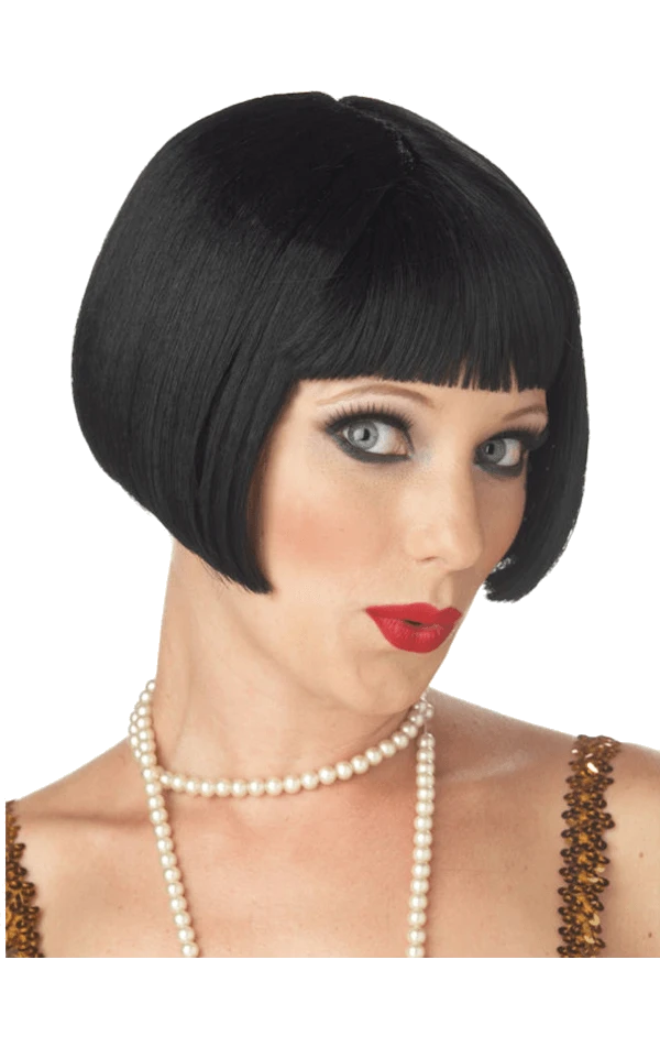 Flirty Flapper Black Wig 3 Flirty Flapper Black Wig