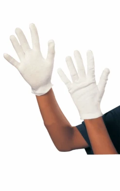 Kids White Gloves