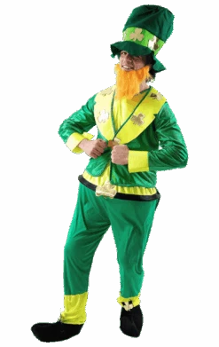 Mens St Patricks Day Irish Leprechaun Costume
