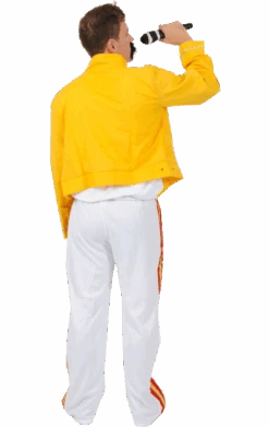 Mens Deluxe Freddie Mercury Costume -Palmer Sales 00011610a02