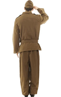 Adult Home Guard Army Costume 7 Adult Home Guard Army Costume -Palmer Sales 00011621a02
