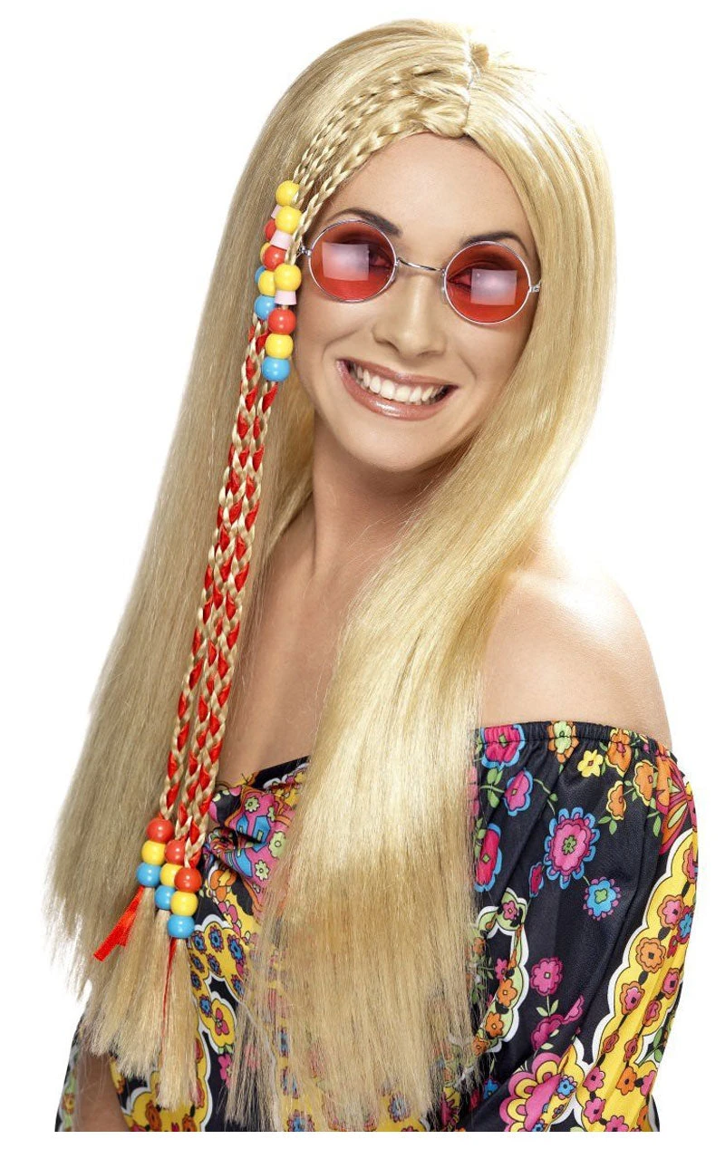 Smiffys Hippie Blonde Wig 3 Smiffys Hippie Blonde Wig