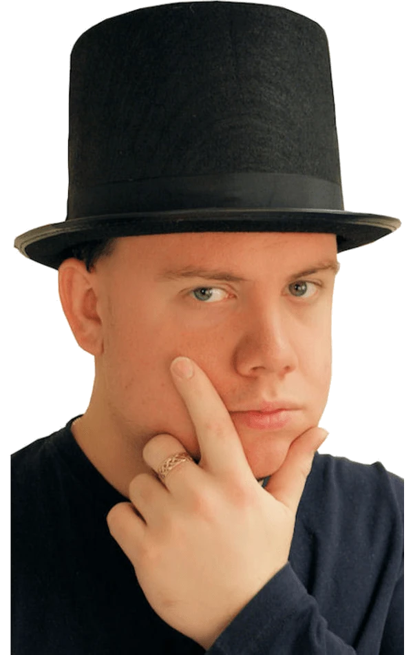 Mens Black Top Hat 3 Mens Black Top Hat