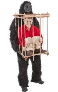 Adult Gorilla And Cage Costume