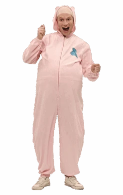 Adult Pink Babygrow Costume