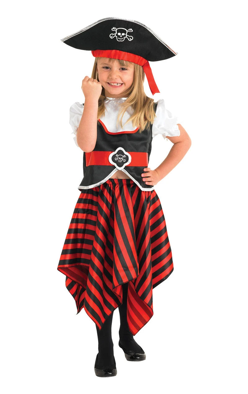 Childrens Girl Pirate Costume 3 Childrens Girl Pirate Costume