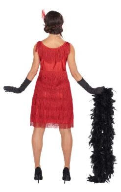 Adult 1920s Red Flapper Costume -Palmer Sales 00012638a02