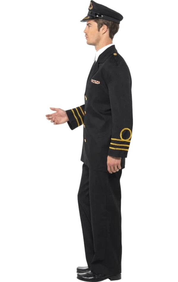 Smiffys Navy Uniform Costume 4 Smiffys Navy Uniform Costume - Image 2