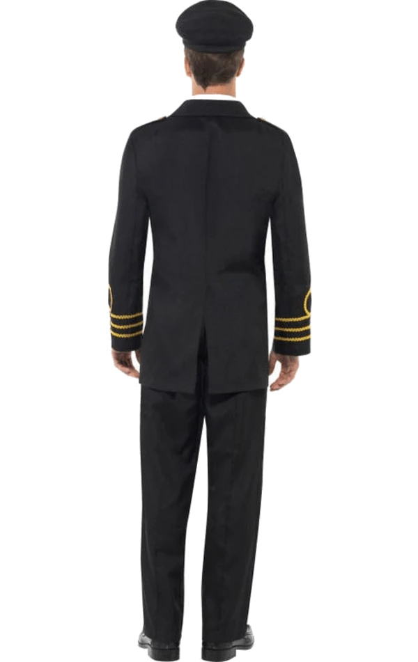 Smiffys Navy Uniform Costume 5 Smiffys Navy Uniform Costume - Image 3