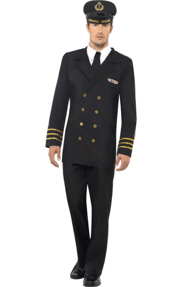 Smiffys Navy Uniform Costume 3 Smiffys Navy Uniform Costume