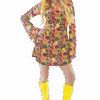 Adult 1960s Flower Power Hippy Costume -Palmer Sales 00013844p