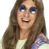 Smiffys Brown 60s Hippie Wig -Palmer Sales 00014859p
