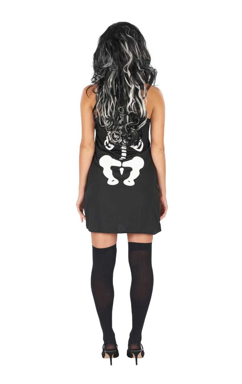 Womens Simple Skeleton Costume 5 Womens Simple Skeleton Costume - Image 3