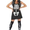 Womens Simple Skeleton Costume -Palmer Sales 00015547p