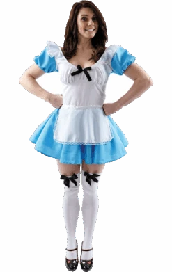 Womens Traditional Alice In Wonderland Costume