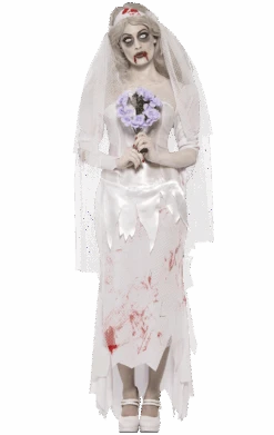 Smiffys Adult Dead Bride Halloween Costume