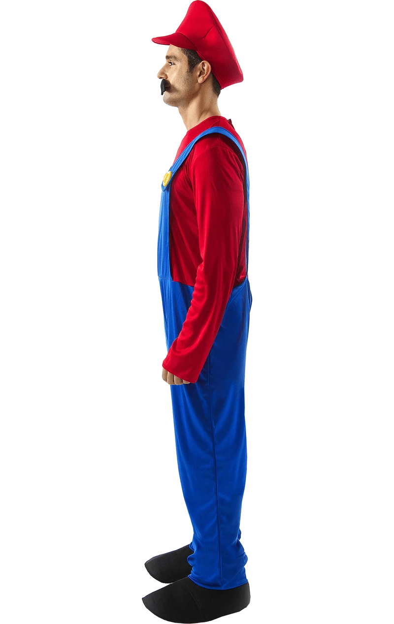 Mens Super Mario Costume 4 Mens Super Mario Costume - Image 2