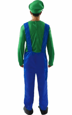 Mens Luigi Super Mario Costume 7 Mens Luigi Super Mario Costume -Palmer Sales 00016936a02